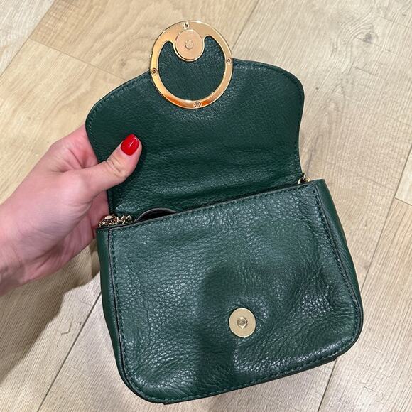 Michael kor crossbody mini green leather handbag - Picture 2 of 7